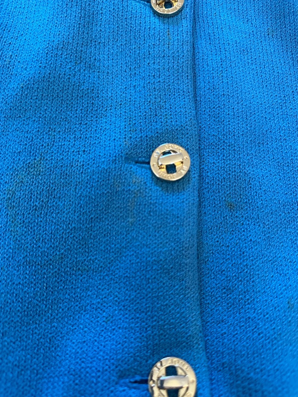 St John By Marie Gray Skirt Suit Turquoise Blue‎ - Picture 12 of 17